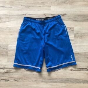 Reebok Men's Vibrant Blue Sports Shorts